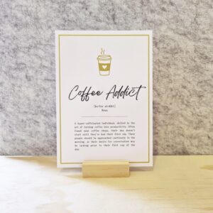 A5 Print - Coffee Addict