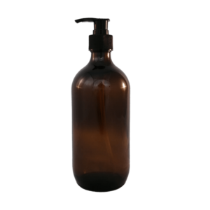 500ml Amber Glass Pump Bottle