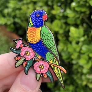 Rainbow Lorikeet - Enamel Pin