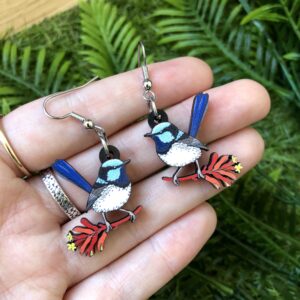 Superb Fairywren Earrings