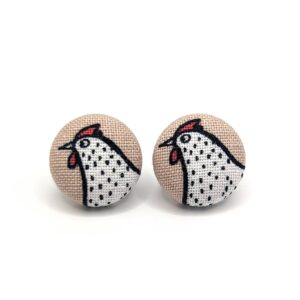 15mm Chicken Earrings