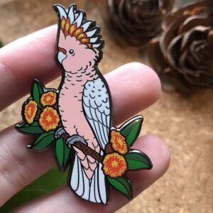 Major Mitchell's Cockatoo - Enamel Pin