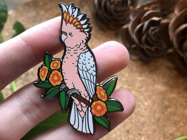 Major Mitchell's Cockatoo - Enamel Pin