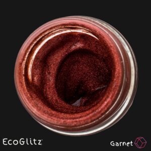 EcoGlitz Crystal Glitter – Garnet