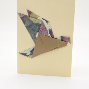 Dove Origami greeting card