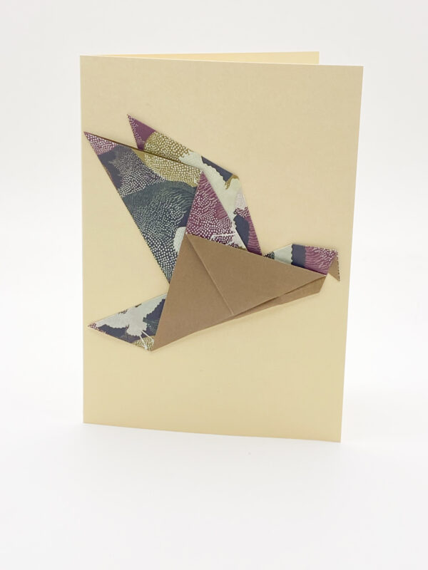 Dove Origami greeting card