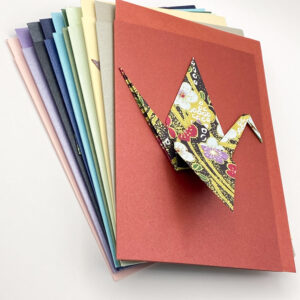 Set of 10 mixed Origami greeting cards