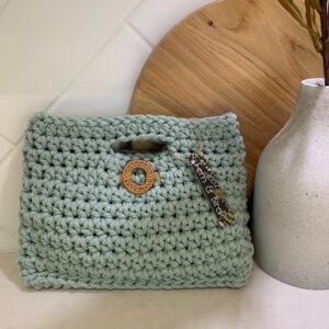 Chelsea Clutch Bag - Sage