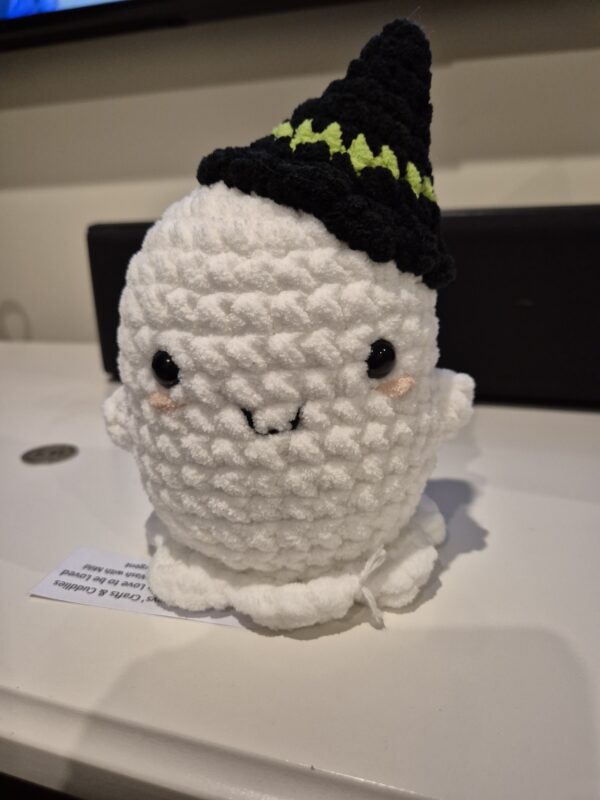 Crochet Halloween Ghost with Hat