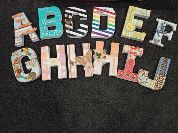 Hand Decorated Letters