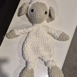 Crochet Lamb Snuggler