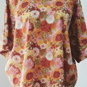 Rhodanthe Top - Vibrant Floral XL