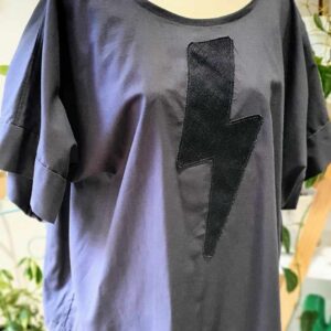 Rhodanthe Top - Lightning Bolt Size Small