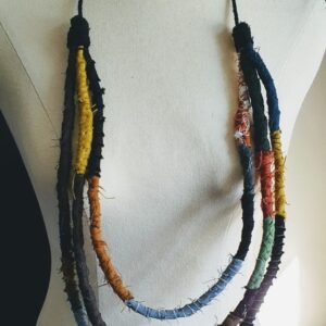 Rope Necklace - Recycled Fabric