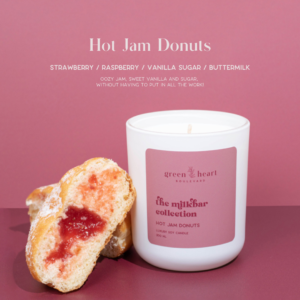 Hot Jam Donut Candle