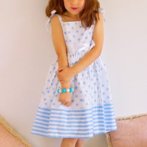 Blue and Stripe Star Dress